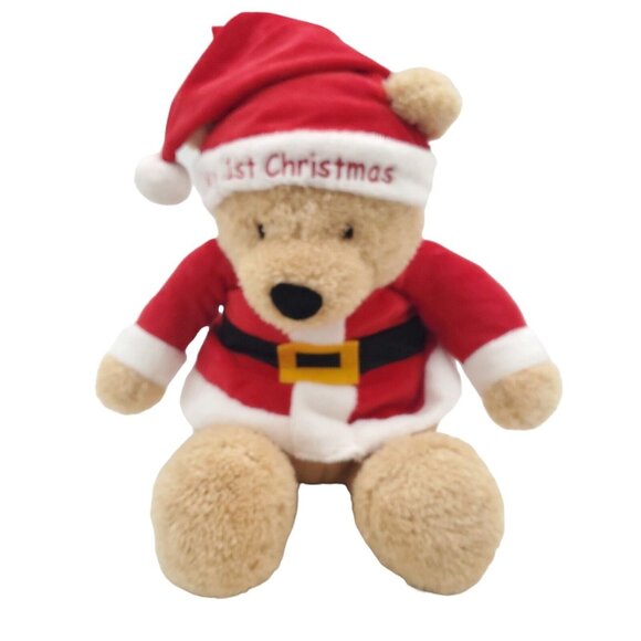 Gund 15" My 1st Christmas Teddy Bear Santa Plush Christmas Stuffed‎ Animal - Picture 4 of 8